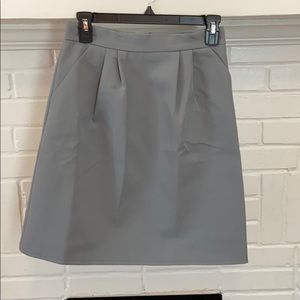 Pleated pencil skirt